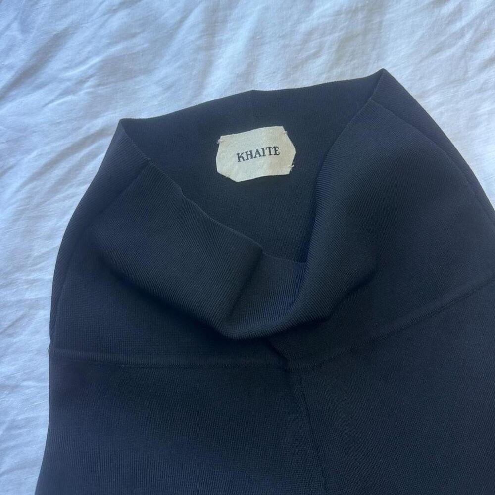 Khaite black high waisted legging highwaisted